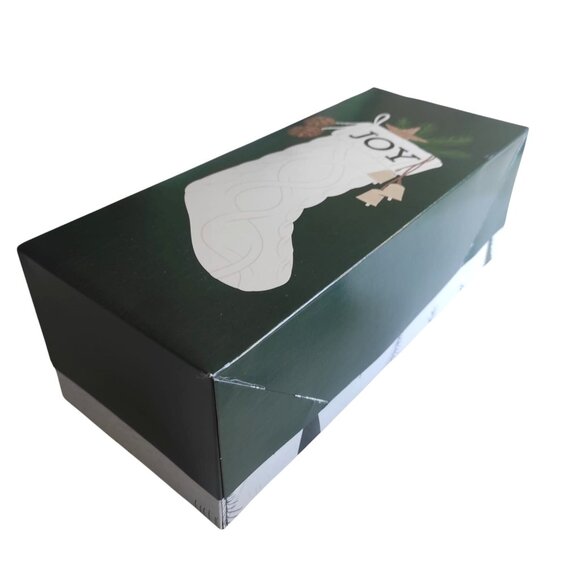 Christmas-Themed Gift Box Set Of 4 Let It Snow Joy & Noel Designs Festive Holi - Picture 3 of 10